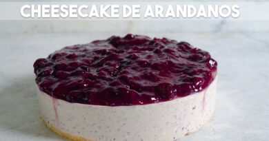 receta de cheesecake de arandanos