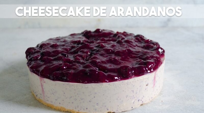receta de cheesecake de arandanos