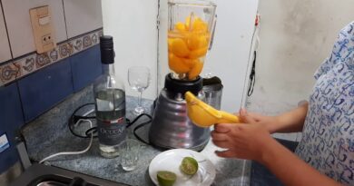 receta de coctel de durazno