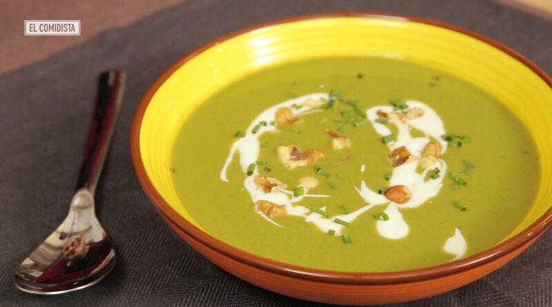 receta de crema verde