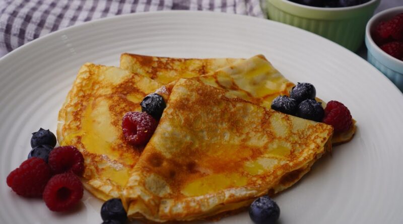 receta de crepes en español