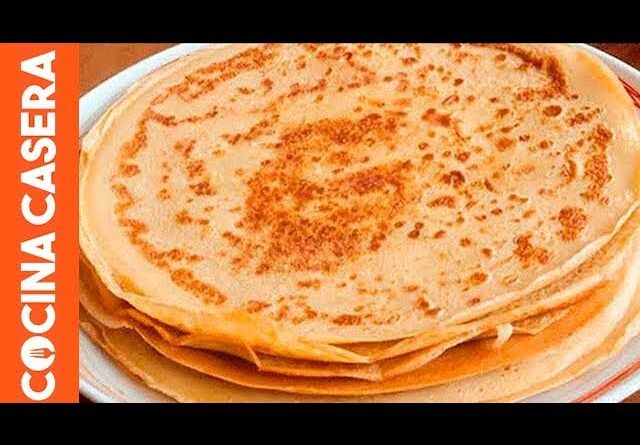 receta de crepes sin mantequilla