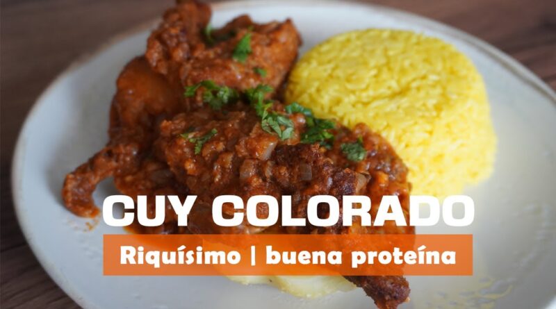 receta de cuy colorado