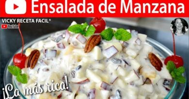 receta de ensalada de manzana