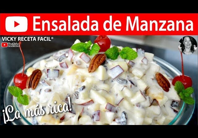 receta de ensalada de manzana
