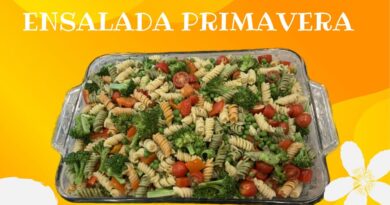 receta de ensalada primavera