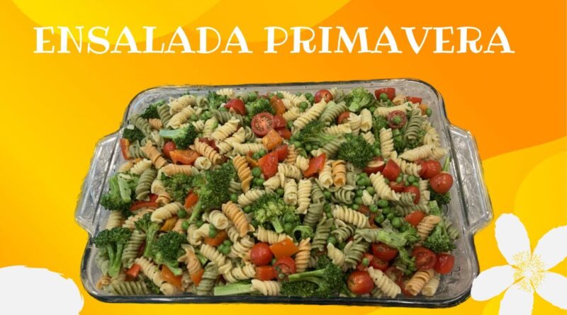 receta de ensalada primavera