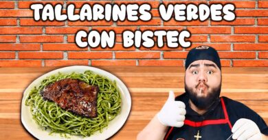 receta de fideos verdes