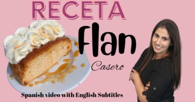 receta de flan en ingles