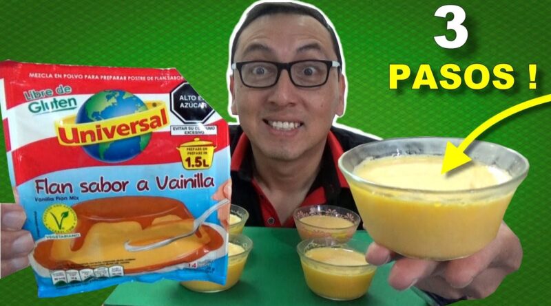 receta de flan universal