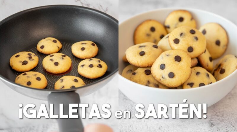 receta de galletas en sarten
