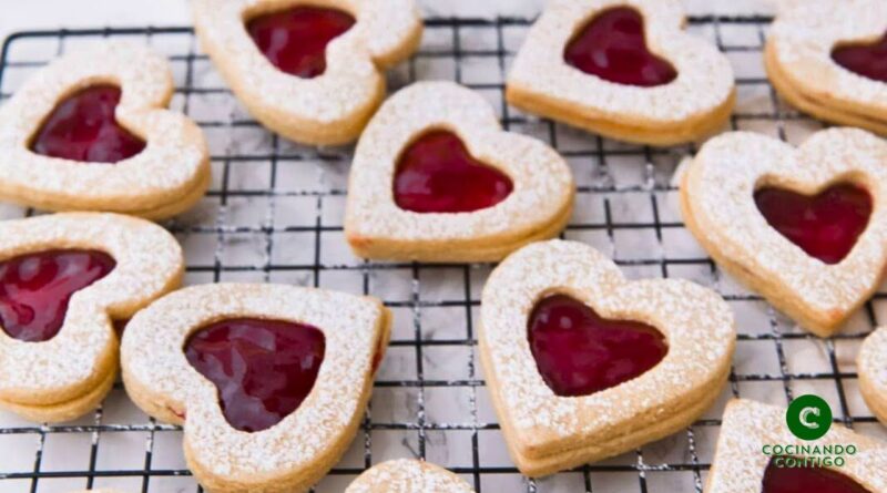 receta de galletas san valentin