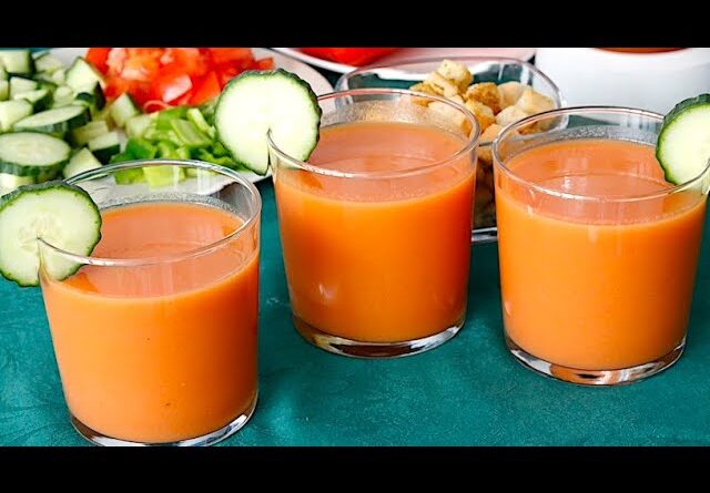 receta de gazpacho de tomates