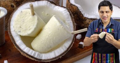 receta de helado de coco