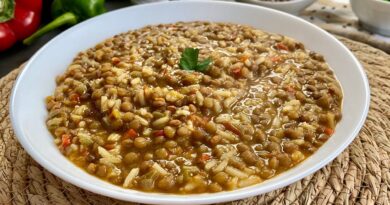 receta de lentejas con arroz