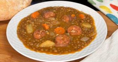 receta de lentejas con chorizo