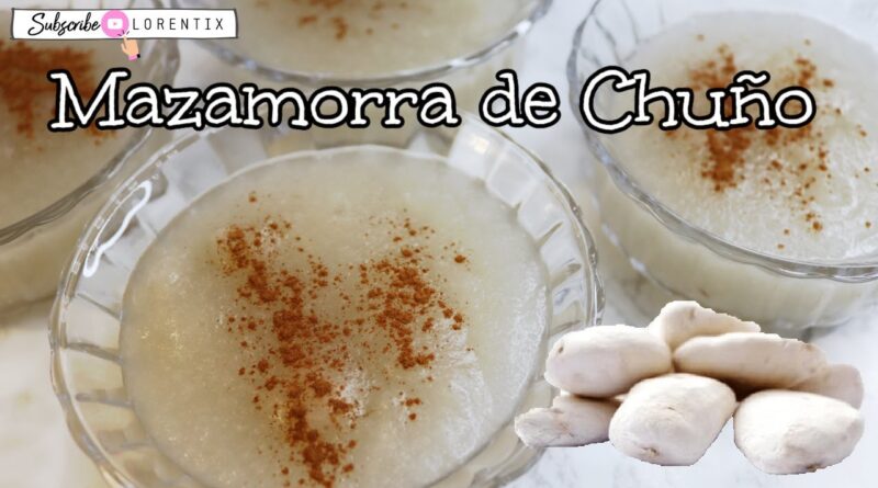 receta de mazamorra de chuño