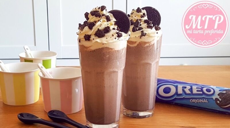 receta de milkshake de oreo