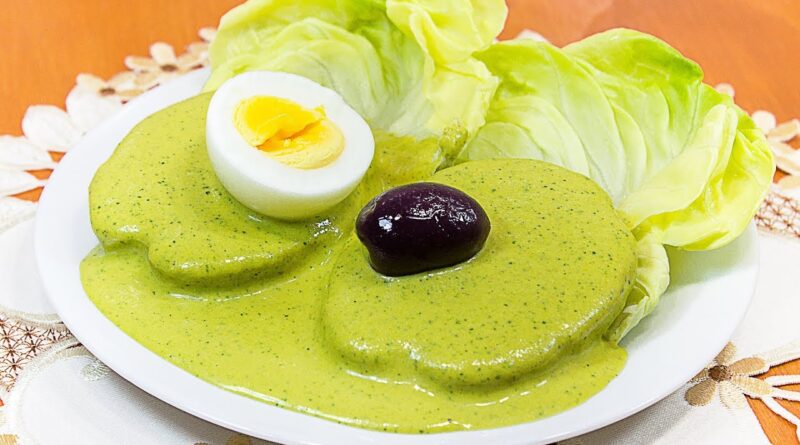 receta de ocopa verde