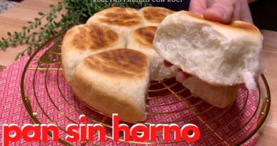 receta de pan sin horno