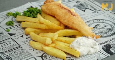 receta de pescado en ingles