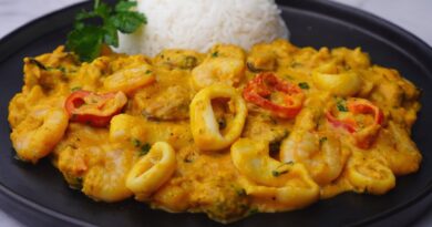 receta de picante de mariscos