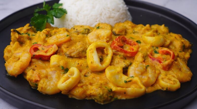 receta de picante de mariscos