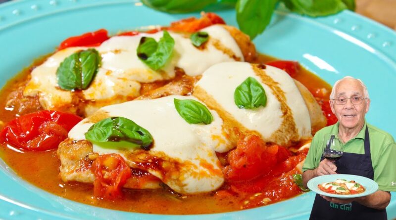receta de pollo caprese