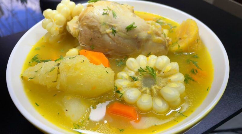 receta de pollo sancochado