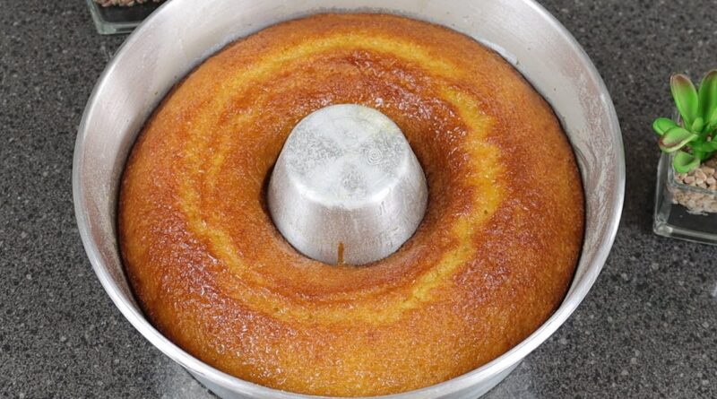 receta de queque de naranja