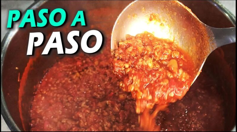 receta de salsa boloñesa