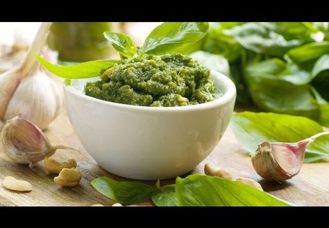 receta de salsa pesto