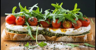 receta de sandwich caprese