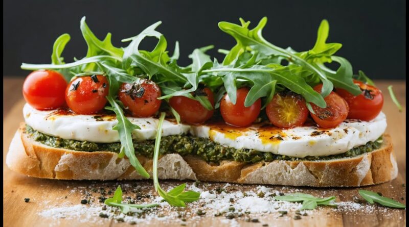 receta de sandwich caprese