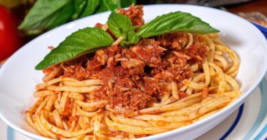 receta de tallarines con atun