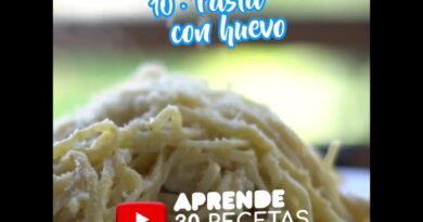 receta de tallarines con huevo