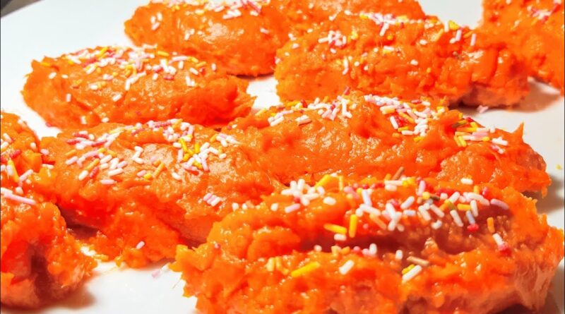 receta de camotillos dulces