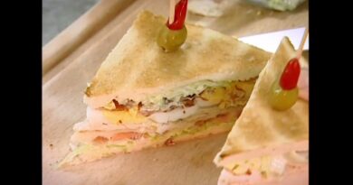receta de club sandwich
