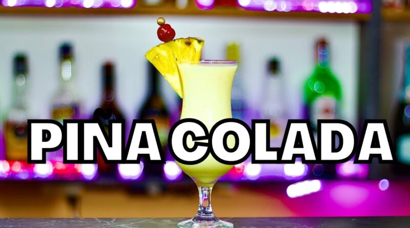 receta de coctel de piña