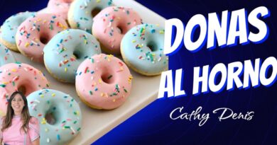 receta de donas al horno