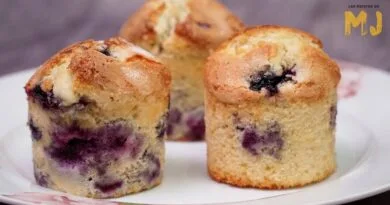 receta de muffins de arandanos