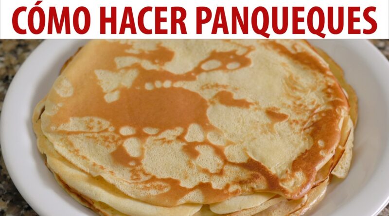 receta de panqueques escrita