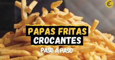 receta de papas fritas crocantes
